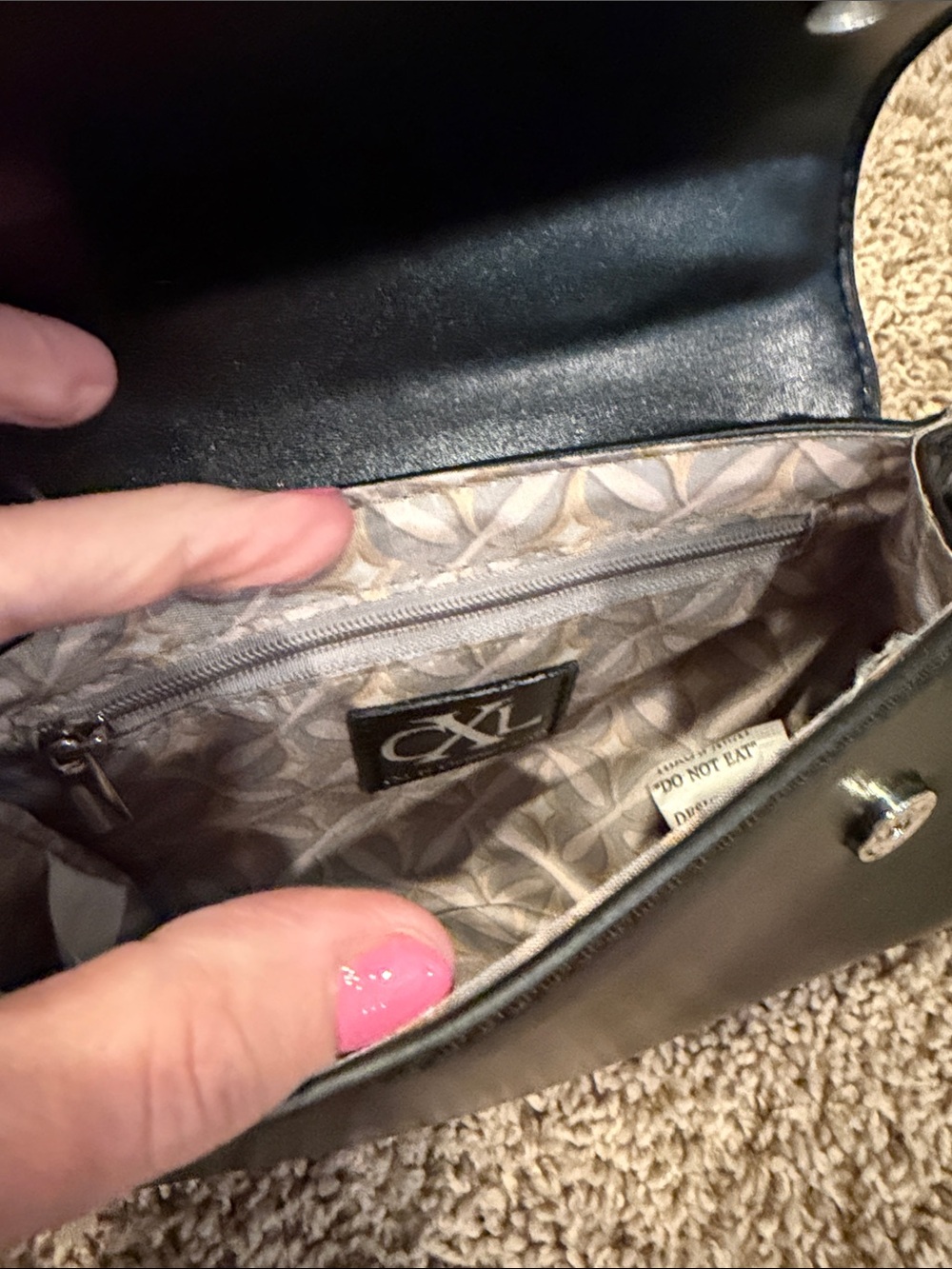 Black Mini Top-Handle Bag - Picture 7 of 9